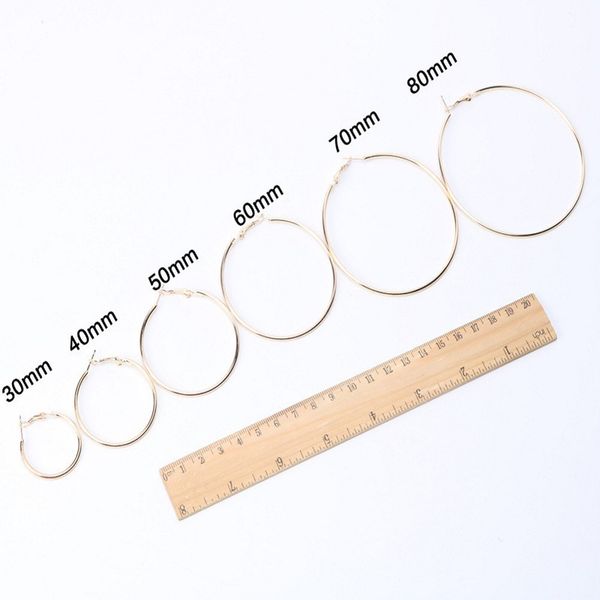 new fashion big hoop earrings bohemian earrings smooth circle ear studs earring sets for women girl jewelry, Golden;silver
new fashion big hoop earrings bohemian earrings smooth circle ear studs earring sets for women girl jewelry, Golden;silver