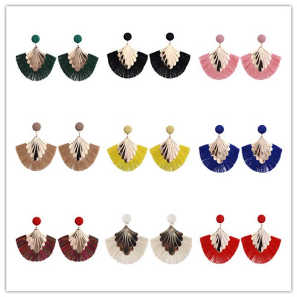hoop tassel earrings for women bohemia fan shape drop earrings fish hook earrings dangle ear drop,idea gift for mom, sister and friend, Golden;silver
hoop tassel earrings for women bohemia fan shape drop earrings fish hook earrings dangle ear drop,idea gift for mom, sister and friend, Golden;silver