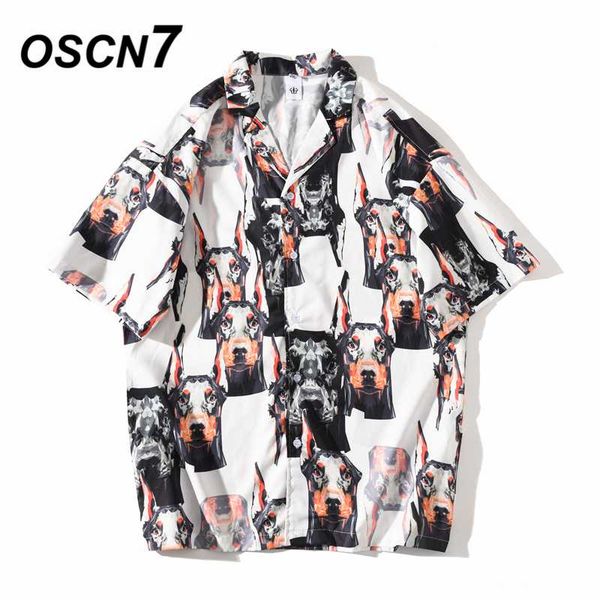 oscn7 casual streetwear beach printed short sleeve shirt men 2020 hawaii oversize fashion harujuku women shirts 457, White;black
oscn7 casual streetwear beach printed short sleeve shirt men 2020 hawaii oversize fashion harujuku women shirts 457, White;black