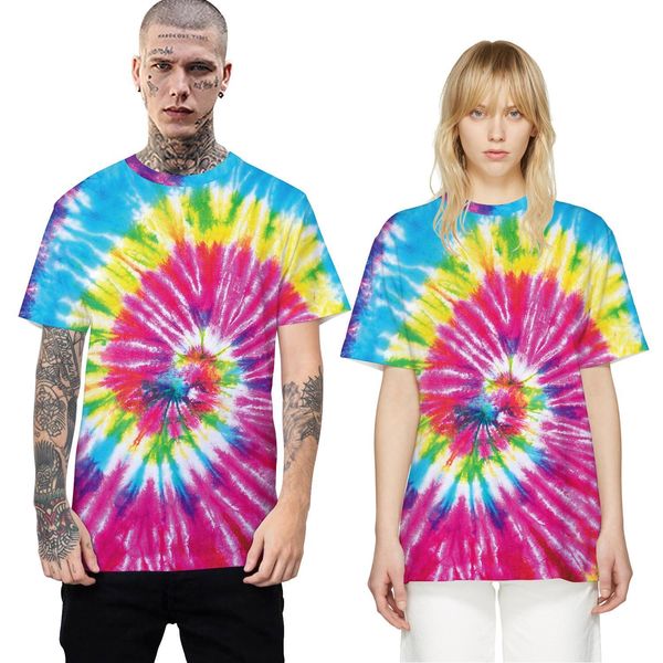 europe and america women men couple short sleeve tie-dye t-shirt slim plus size men's t-shirt 2020, White;black
europe and america women men couple short sleeve tie-dye t-shirt slim plus size men's t-shirt 2020, White;black