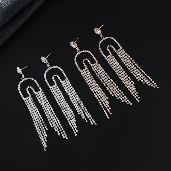 dangle & chandelier yfjewe long tassel geometry crystal drop earrings silver color rhinestone for women party wedding jewelry e679
dangle & chandelier yfjewe long tassel geometry crystal drop earrings silver color rhinestone for women party wedding jewelry e679