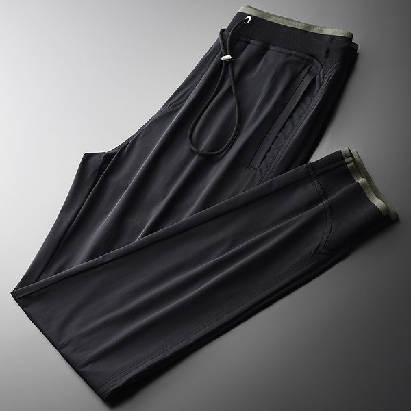 new summer men pants luxury soft silky fabric casual sport man pants plus size 4xl hight quality ventilate slim fit man, Black
new summer men pants luxury soft silky fabric casual sport man pants plus size 4xl hight quality ventilate slim fit man, Black