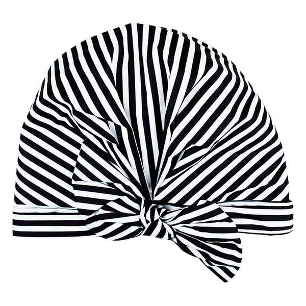 luxury shower cap for women - waterproof and mold resistant, reusable shower caps (black and white stripe)
luxury shower cap for women - waterproof and mold resistant, reusable shower caps (black and white stripe)