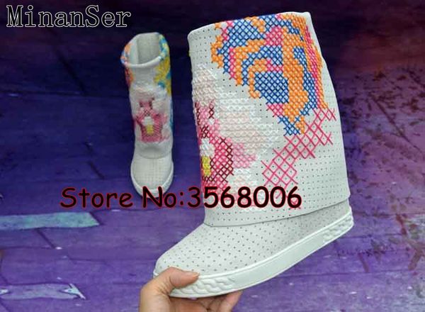 handmade embroidery height increasing women knee high boots high platform lady long boots rome designed hidden wedge shoes, Black
handmade embroidery height increasing women knee high boots high platform lady long boots rome designed hidden wedge shoes, Black