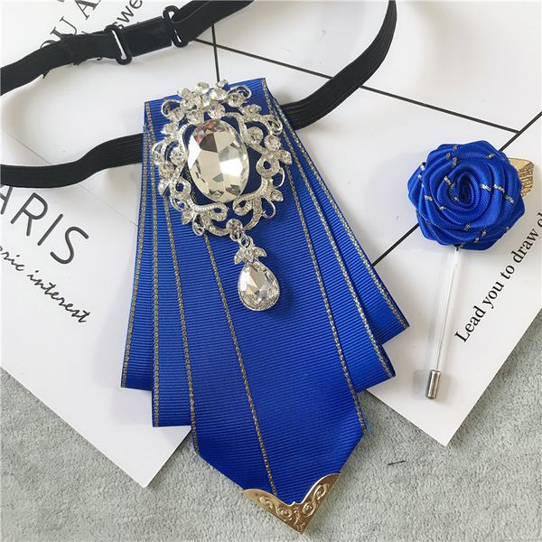 2020 men women ribbon bow tie cravat metal head flower pin brooch set groom wedding club party crystal necktie rhinestone bowtie, Black;gray
2020 men women ribbon bow tie cravat metal head flower pin brooch set groom wedding club party crystal necktie rhinestone bowtie, Black;gray