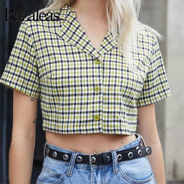 bazaleas vintage turn down collar women blouse vintage tartan green black patchwork print blusas mujer de moda holiday shirt, White
bazaleas vintage turn down collar women blouse vintage tartan green black patchwork print blusas mujer de moda holiday shirt, White