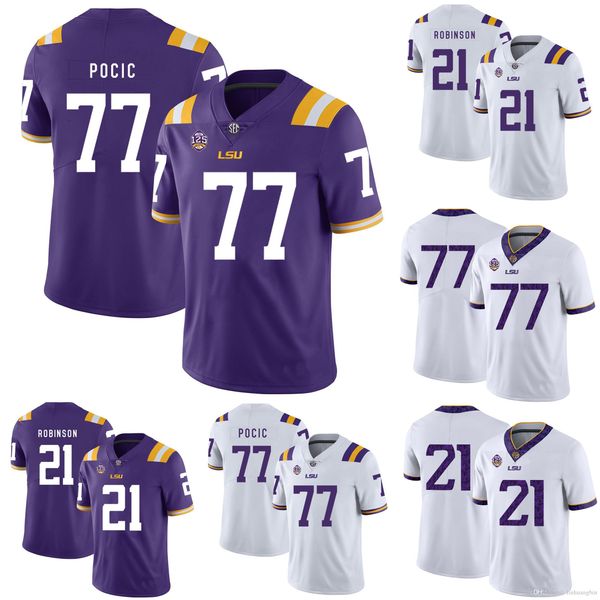 edward ingram stitched men's lsu tigers rashard robinson ethan pocic travin dural purple white college football jersey 4xl, Black 
edward ingram stitched men's lsu tigers rashard robinson ethan pocic travin dural purple white college football jersey 4xl, Black