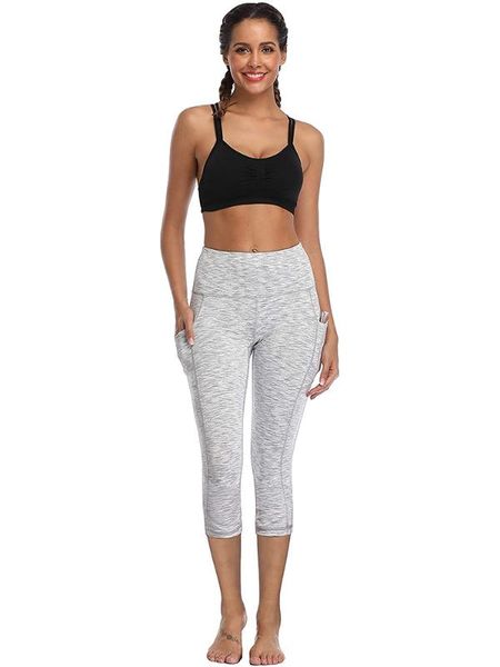 high waist capris yoga pants with pockets sport leggings women tummy control seamless botty jogging workout outfits, White;red
high waist capris yoga pants with pockets sport leggings women tummy control seamless botty jogging workout outfits, White;red