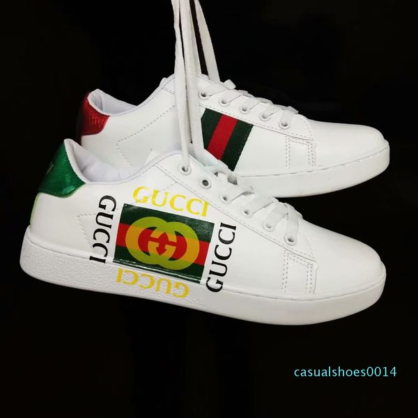 2020 italy brand designer men women white letter shoes station flat bottom wild trend sports leisure ace authentic love bee couple shoe c14, Black
2020 italy brand designer men women white letter shoes station flat bottom wild trend sports leisure ace authentic love bee couple shoe c14, Black
