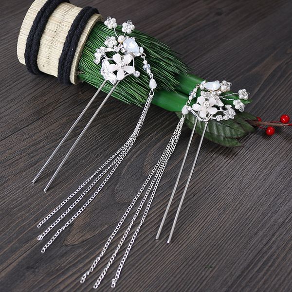 antique retro hairpin bride wedding hair stick tassel accessories step shake super fairy classic bride hair accessories, Golden;white
antique retro hairpin bride wedding hair stick tassel accessories step shake super fairy classic bride hair accessories, Golden;white