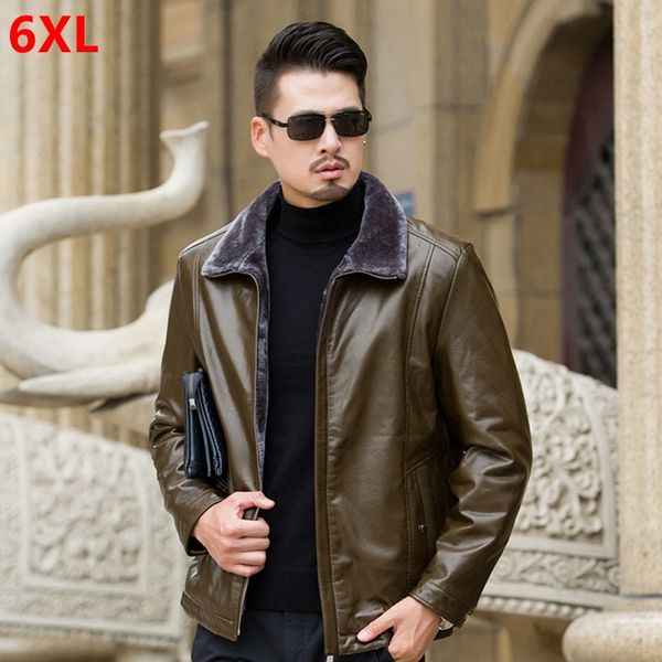 autumn and winter large size men's winter dad loaded with fat to increase the size of the clothes lapel warm fur coat 6xl, Black
autumn and winter large size men's winter dad loaded with fat to increase the size of the clothes lapel warm fur coat 6xl, Black