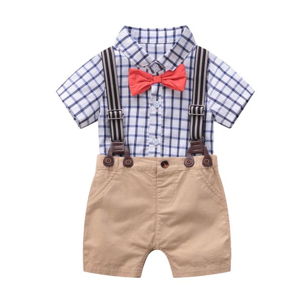 лето детские платья детская одежда хлопка bib set thin gentleman скалолазание одежда, Blue
лето детские платья детская одежда хлопка bib set thin gentleman скалолазание одежда, Blue
