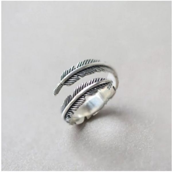 2018 retro new arrival silver feather rings for women jewelry fashion open adjustable finger ring 925 vintage jewelry
2018 retro new arrival silver feather rings for women jewelry fashion open adjustable finger ring 925 vintage jewelry