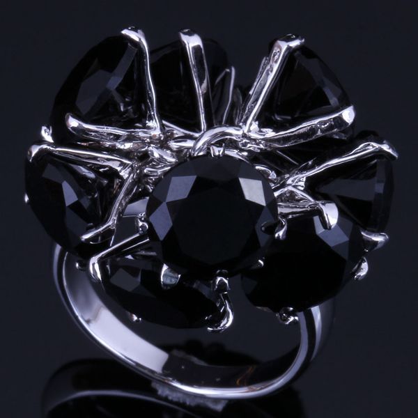 stunning round black cubic zirconia 925 sterling silver ring for women v0502, Golden;silver
stunning round black cubic zirconia 925 sterling silver ring for women v0502, Golden;silver