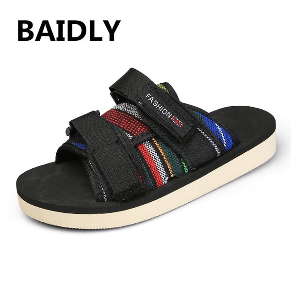 fashion house slippers comfortable men summer slides shoes anti-slippery beach slippers mens khaki outdoor sandals, Blue;gray
fashion house slippers comfortable men summer slides shoes anti-slippery beach slippers mens khaki outdoor sandals, Blue;gray