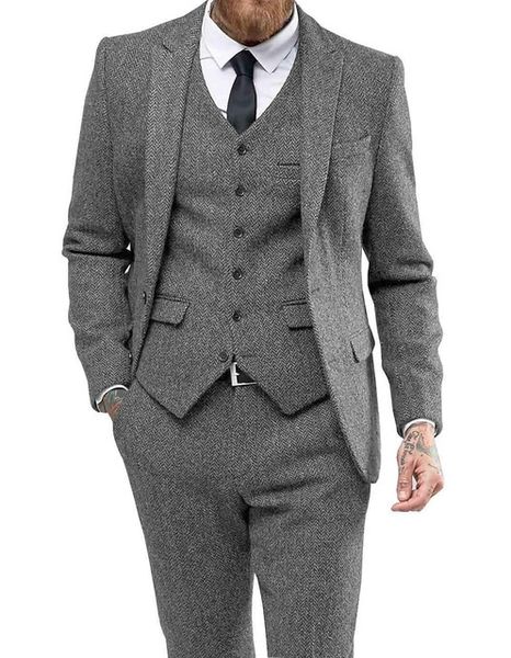 high-end men 3 pieces suit formal business notch lapel herringbone groomsmen blazer for wedding(jacket+vest+pants, White;black
high-end men 3 pieces suit formal business notch lapel herringbone groomsmen blazer for wedding(jacket+vest+pants, White;black