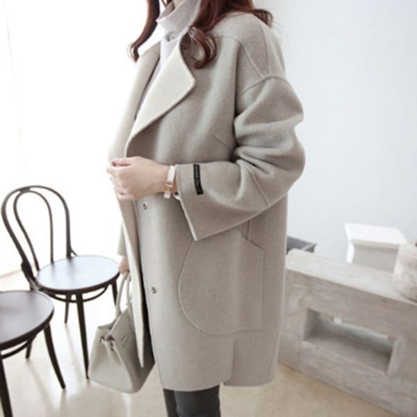 fashion long casual 2019 new spring coat women vintage korean women fashion clothes loose ladies coats manteau long femme trench, White;black
fashion long casual 2019 new spring coat women vintage korean women fashion clothes loose ladies coats manteau long femme trench, White;black