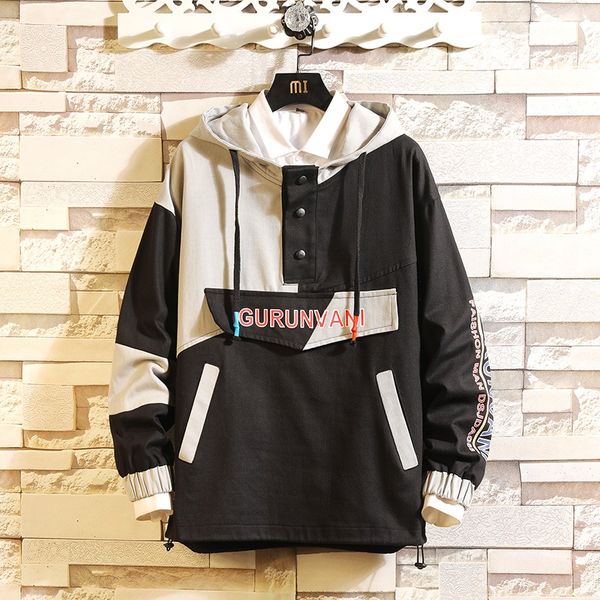 men jacket brand nice windbreaker loose jacket for men front pocket hooded jackets for young voguecoats, Black;brown
men jacket brand nice windbreaker loose jacket for men front pocket hooded jackets for young voguecoats, Black;brown
