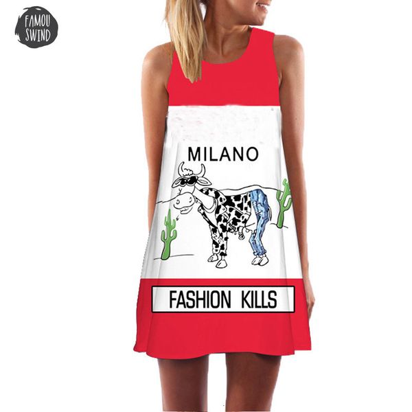 dress summer women cow letter print clothing sleeveless boho casual style short beach dress sundress shift dresses vestido designer clothes, Black;gray
dress summer women cow letter print clothing sleeveless boho casual style short beach dress sundress shift dresses vestido designer clothes, Black;gray