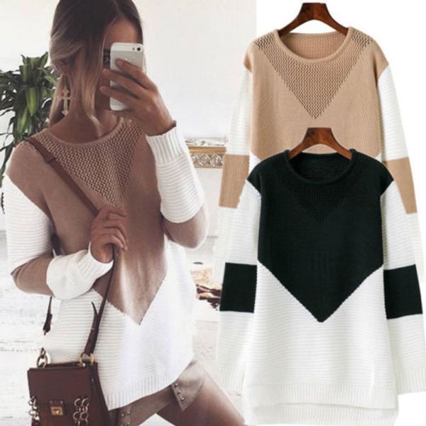 2019 new fashion women sweater casual long sleeve jumper pullover ladies knitwear sweater soft coat jacket outwear, White;black
2019 new fashion women sweater casual long sleeve jumper pullover ladies knitwear sweater soft coat jacket outwear, White;black