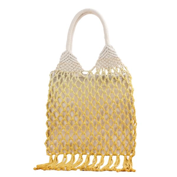handmade cotton woven womens handbags and purses hollow rope tassel beach female net straw tote evening clutch bags
handmade cotton woven womens handbags and purses hollow rope tassel beach female net straw tote evening clutch bags