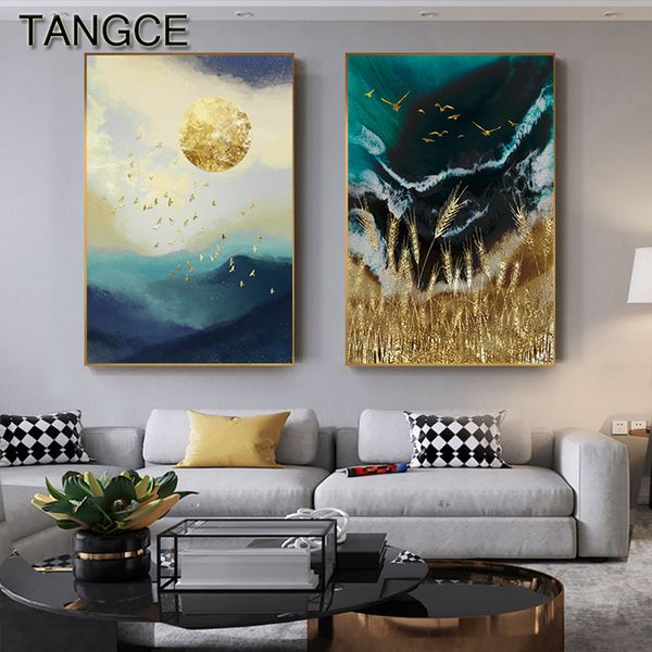 abstract gold field sun canvas painting golden foil poster print big wall art for living room tableaux cuadros salon decoracion
abstract gold field sun canvas painting golden foil poster print big wall art for living room tableaux cuadros salon decoracion