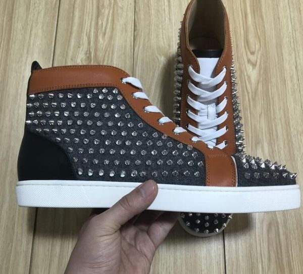 paris design шипы высоких кроссовки обувь женщина, мужчины повседневной red bottom заклепка платье партии вскользь walking открытой шнуровка, Black
paris design шипы высоких кроссовки обувь женщина, мужчины повседневной red bottom заклепка платье партии вскользь walking открытой шнуровка, Black