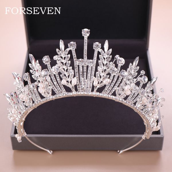 luxurious rhinestone freshwater pearls tiara crown for bride queen weeding hair accessories headdress crystal tiaras for brides, Golden;white
luxurious rhinestone freshwater pearls tiara crown for bride queen weeding hair accessories headdress crystal tiaras for brides, Golden;white
