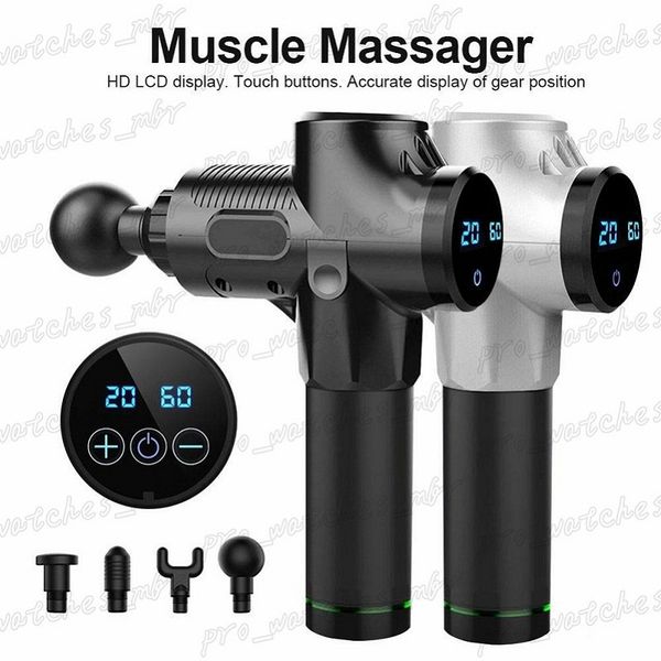 1200-3300 r/min electric muscle massager therapy fascia massage gun deep vibration muscle relaxation fitness equipment with 6 heads h011
1200-3300 r/min electric muscle massager therapy fascia massage gun deep vibration muscle relaxation fitness equipment with 6 heads h011