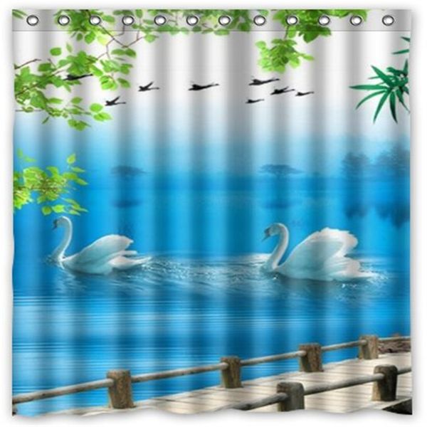 special custom couple white swan mildrew resistant - bathroom decor(fabric) shower curtain
special custom couple white swan mildrew resistant - bathroom decor(fabric) shower curtain