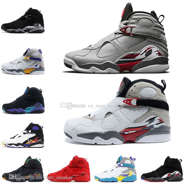 2019 New 8 8s Reflective Bugs Bunny Silver Tinker Raid Aqua Basketball Shoes Valentines Day Playoff Chrome 3 Peat Men Sneakers
2019 New 8 8s Reflective Bugs Bunny Silver Tinker Raid Aqua Basketball Shoes Valentines Day Playoff Chrome 3 Peat Men Sneakers