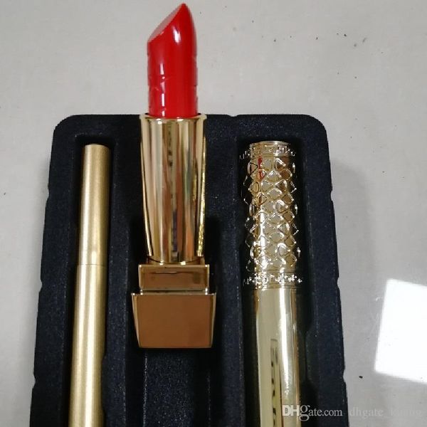2019 good quality famou luxury brand makeup et kollection lip tick ma cara eyeliner co metic 3 in 1 kit hipping
2019 good quality famou luxury brand makeup et kollection lip tick ma cara eyeliner co metic 3 in 1 kit hipping