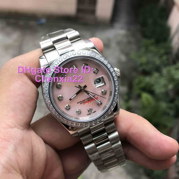 datejust watches diamond mark pink shell dial women stainless watches ladies automatic wristwatch valentine's gift 36mm, Slivery;brown
datejust watches diamond mark pink shell dial women stainless watches ladies automatic wristwatch valentine's gift 36mm, Slivery;brown