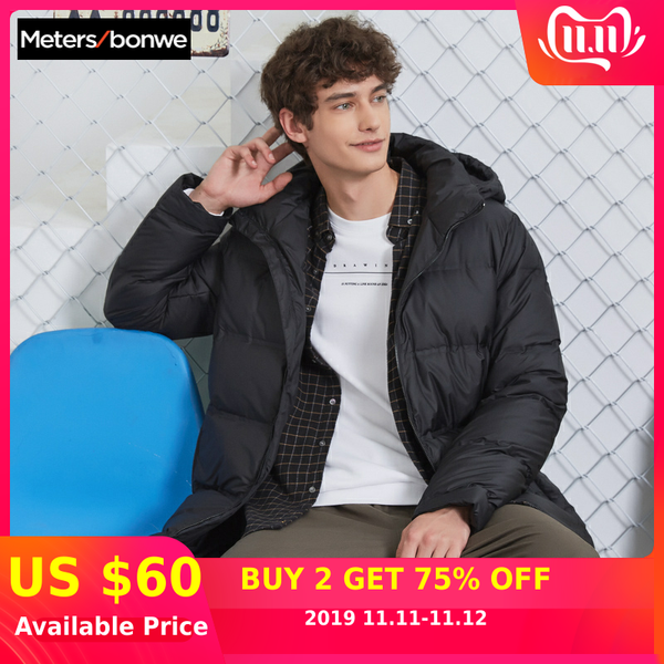 metersbonwe 2019 new down winter jackets long thick winter down coat men solid colour fashion overcoat outerwear warm 229390, Black
metersbonwe 2019 new down winter jackets long thick winter down coat men solid colour fashion overcoat outerwear warm 229390, Black