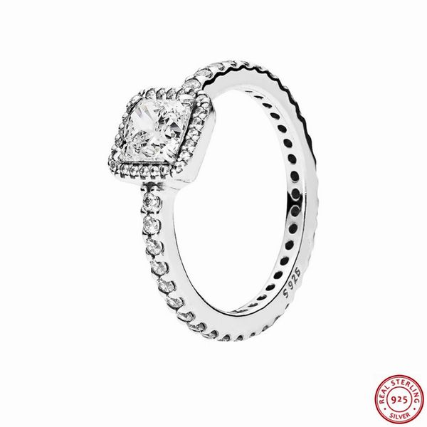 

lavish 925 sterling silver timeless elegance rings for women jewelry feature large danube-cut cz & multiple sparkling cz flr058, Golden;silver