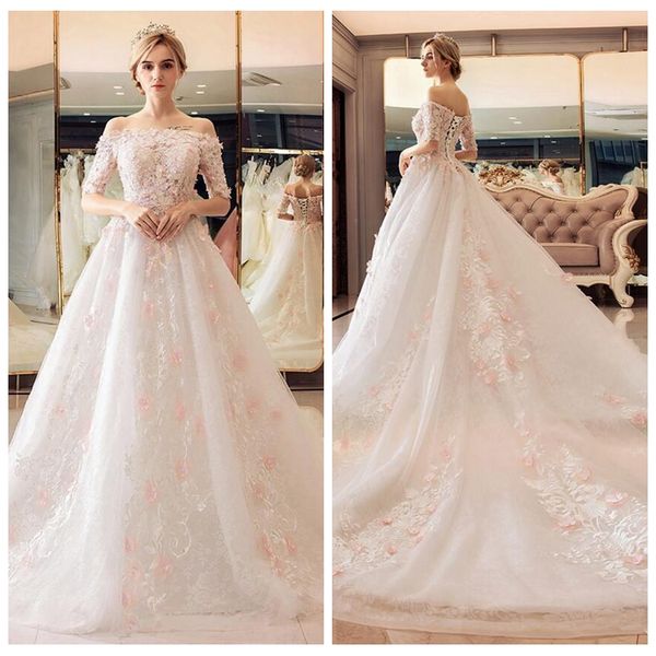 2019 new beach a line short sleeve boho country wedding dresses crystal vintage princess wedding gowns berta robes de mariée, White
2019 new beach a line short sleeve boho country wedding dresses crystal vintage princess wedding gowns berta robes de mariée, White