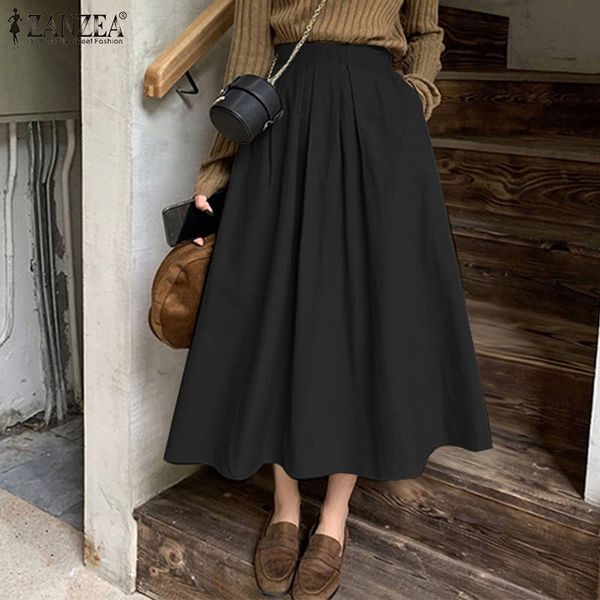 high elastic waist cotton linen solid skirts plus size 2020 zanzea women vintage long maxi skirt pockets casual loose skirt 5xl, Black
high elastic waist cotton linen solid skirts plus size 2020 zanzea women vintage long maxi skirt pockets casual loose skirt 5xl, Black