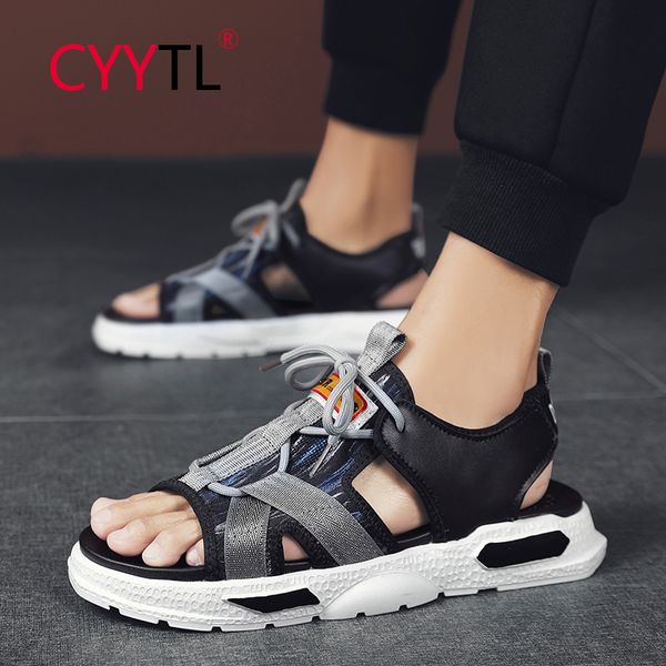 cyytl fashion men sandals outdoor summer lightweight beach 5cm highten shoes casual walking shoes comfortable male slippers, Black
cyytl fashion men sandals outdoor summer lightweight beach 5cm highten shoes casual walking shoes comfortable male slippers, Black