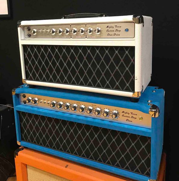 custom handwired tube guitar amp head 100w amp tone overdrive special valve amplifier in white customize faceplate
custom handwired tube guitar amp head 100w amp tone overdrive special valve amplifier in white customize faceplate