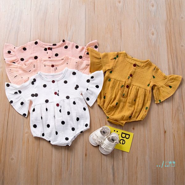 baby infant romper summer newborn girls trumpet sleeve jumpsuits cute cartoon carrot dot coveralls kids designer climbing clothes cz427, Blue
baby infant romper summer newborn girls trumpet sleeve jumpsuits cute cartoon carrot dot coveralls kids designer climbing clothes cz427, Blue