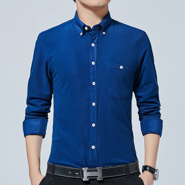 men's casual shirts spring autumn men corduroy solid color lapel shirt plus size wild youth fashion long-sleeved jacket, White;black
men's casual shirts spring autumn men corduroy solid color lapel shirt plus size wild youth fashion long-sleeved jacket, White;black