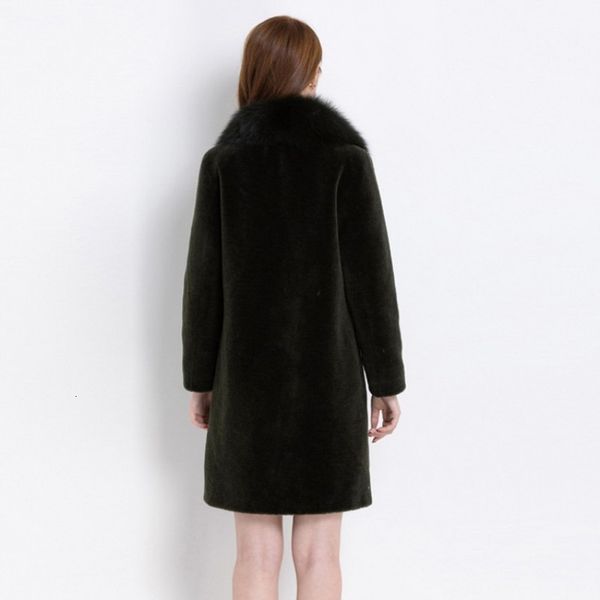 winter warm korean fur collar real fur coats women natural elegant sheep slim long jackets lady fashion clothes, Black
winter warm korean fur collar real fur coats women natural elegant sheep slim long jackets lady fashion clothes, Black
