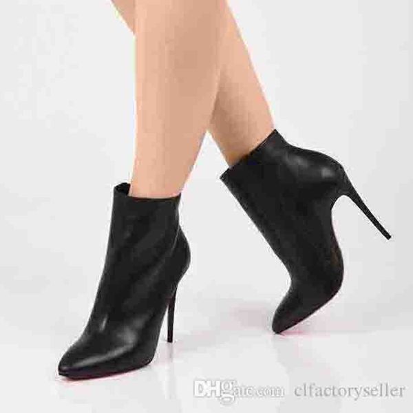 classic woman high heels red bottom boots black white genuine leather ankle boot eloise leather ankle boots sokates booty 100mm
classic woman high heels red bottom boots black white genuine leather ankle boot eloise leather ankle boots sokates booty 100mm