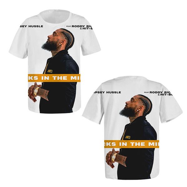 3d digital print mens designer short sleeve tshirts fashion rapper nipsey hussle mens tees males clothing, White;black
3d digital print mens designer short sleeve tshirts fashion rapper nipsey hussle mens tees males clothing, White;black