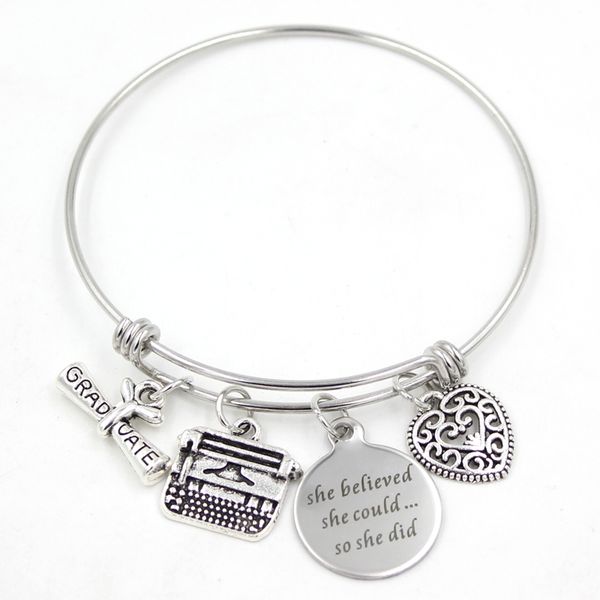 wholesale stainless steel bracelet court reporter bracelet journalist graduation writers gift publishers gift jewelry, Golden;silver
wholesale stainless steel bracelet court reporter bracelet journalist graduation writers gift publishers gift jewelry, Golden;silver