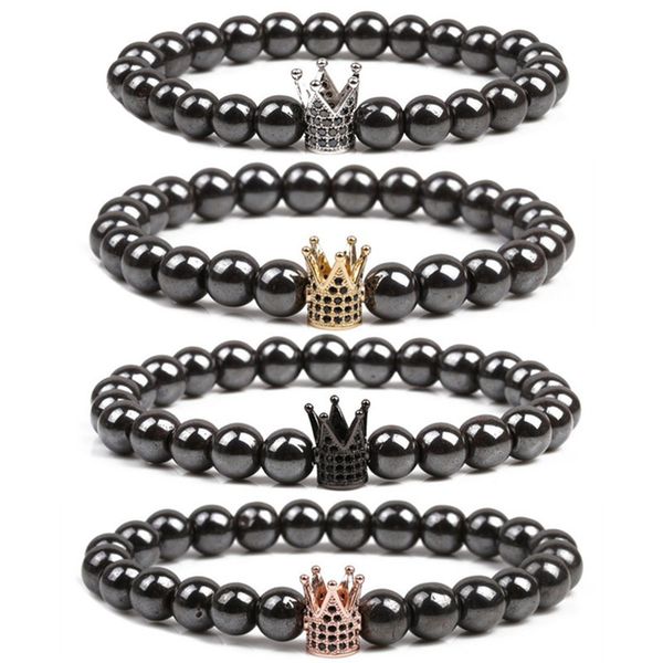 2019 simple couples crown beads classic natural stone beaded bracelets for men women fashion jewelry accessories, Black
2019 simple couples crown beads classic natural stone beaded bracelets for men women fashion jewelry accessories, Black