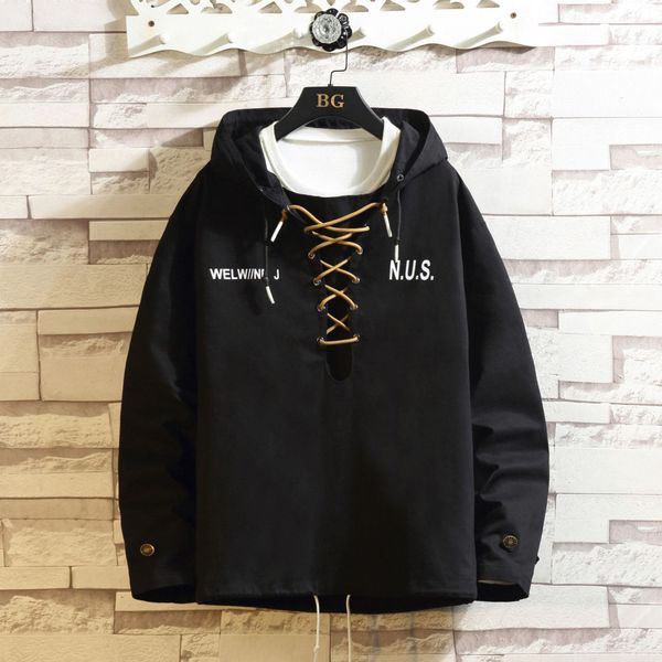 3 Colors Mens Hoodie Large Size Loose Letter Printing Neckline Strap Casual Jacket Hoodies Hooded Pullover Sweater M-5XL
3 Colors Mens Hoodie Large Size Loose Letter Printing Neckline Strap Casual Jacket Hoodies Hooded Pullover Sweater M-5XL