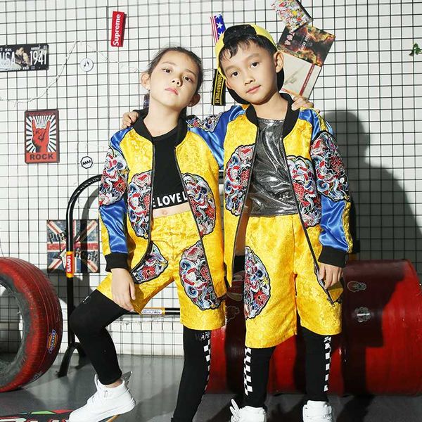 children's performance performance clothing hip hop suit men and women chinese style robes children's clothing, Black;red
children's performance performance clothing hip hop suit men and women chinese style robes children's clothing, Black;red