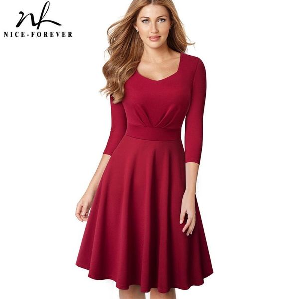 nice-forever elegant retro pure color sweat-heart neck pinup vestidos business party flare swing a-line vinatge women dress a132, Black;gray
nice-forever elegant retro pure color sweat-heart neck pinup vestidos business party flare swing a-line vinatge women dress a132, Black;gray