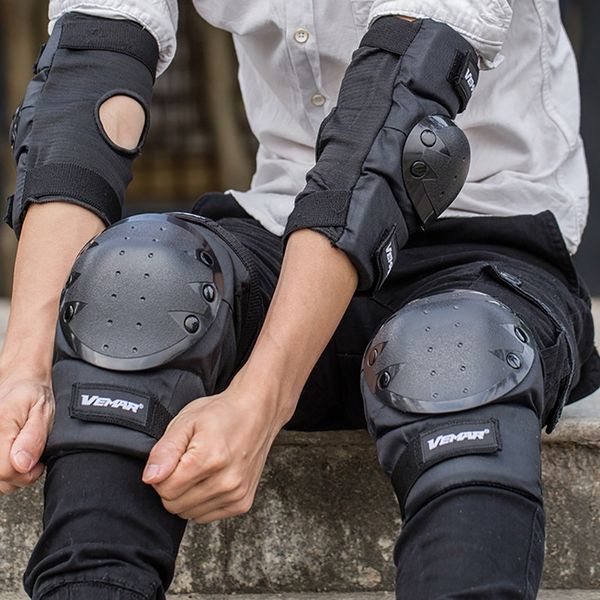 4pcs/set elbow knee sleeve pad short proof adjustable arm leg protective guard protector outdoor motorcycle cycling sportsw, Black;gray
4pcs/set elbow knee sleeve pad short proof adjustable arm leg protective guard protector outdoor motorcycle cycling sportsw, Black;gray